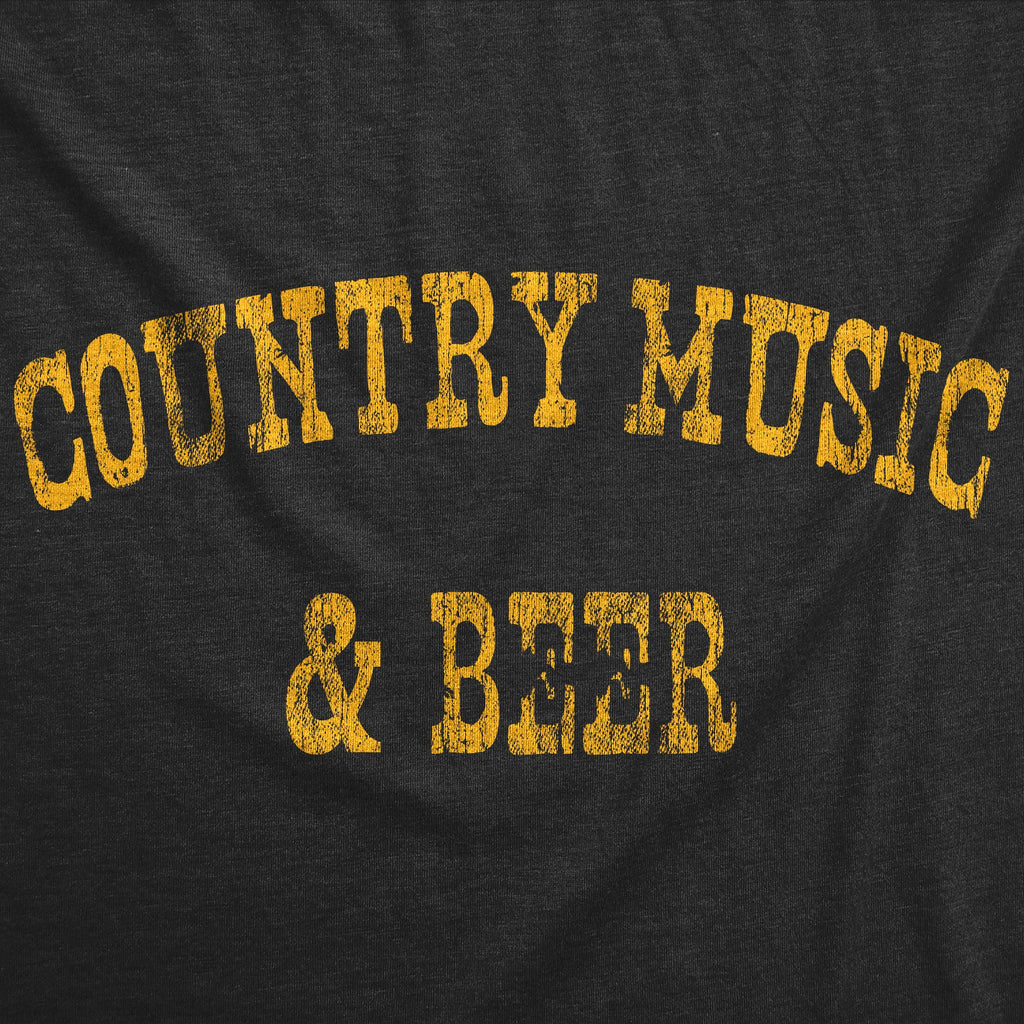 Country Music And Beer Men's T Shirt