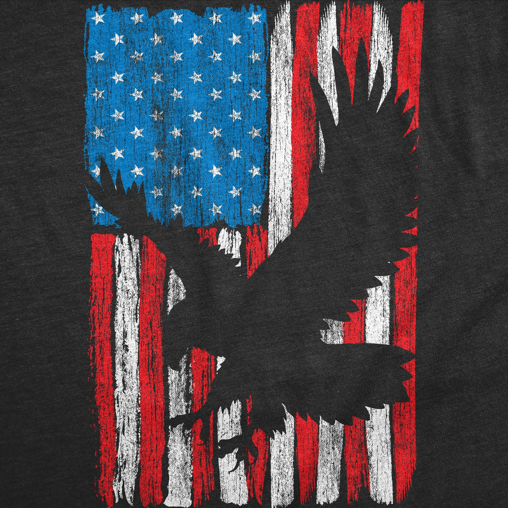 Eagle In Flag Women's T Shirt