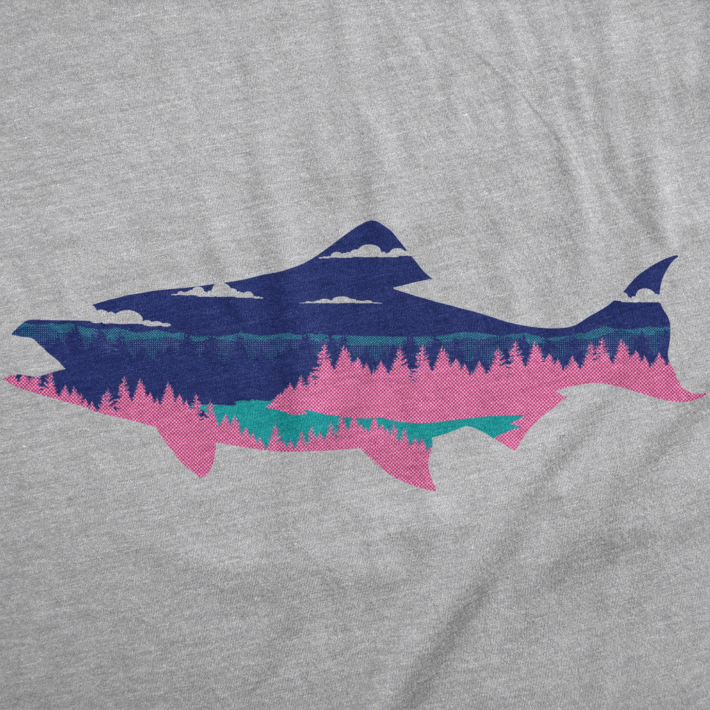 Salmon Landscape Men's T Shirt