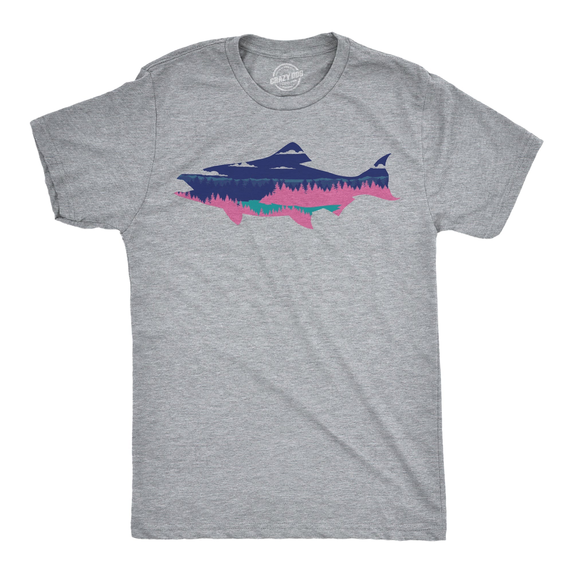 Salmon Landscape Men's T Shirt