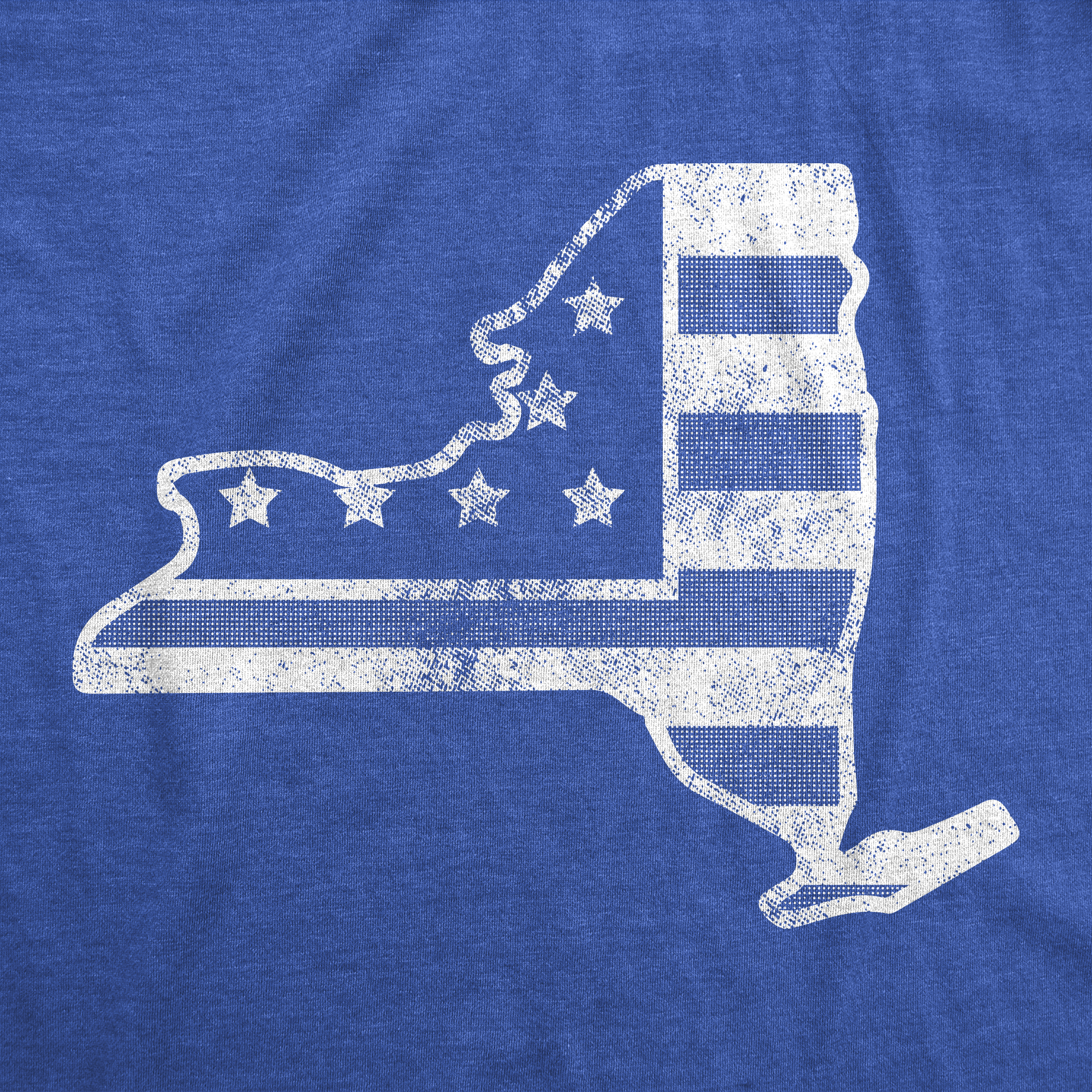 American Flag New York State Women's T Shirt