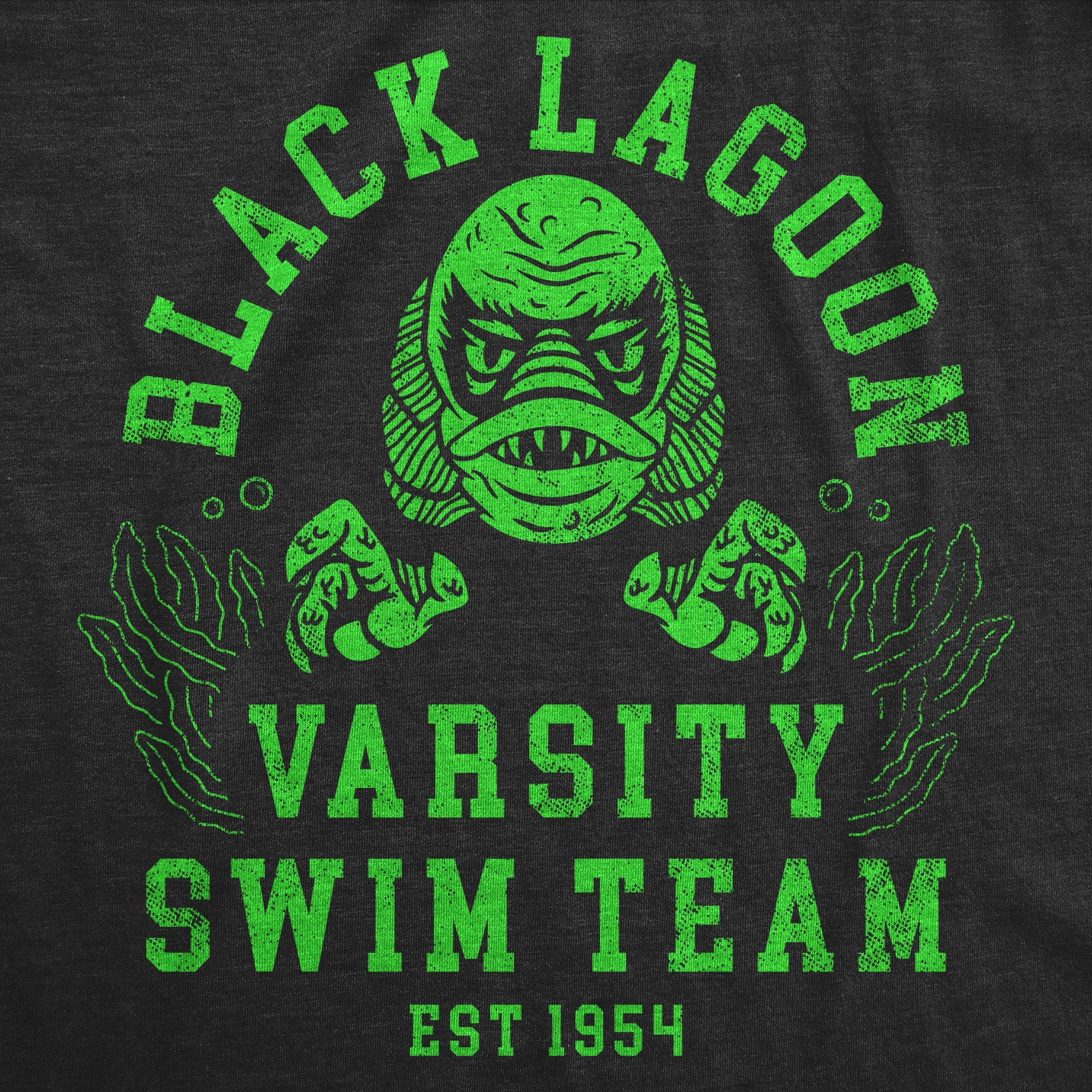 Black Lagoon Varsity Swim Team Men's T Shirt