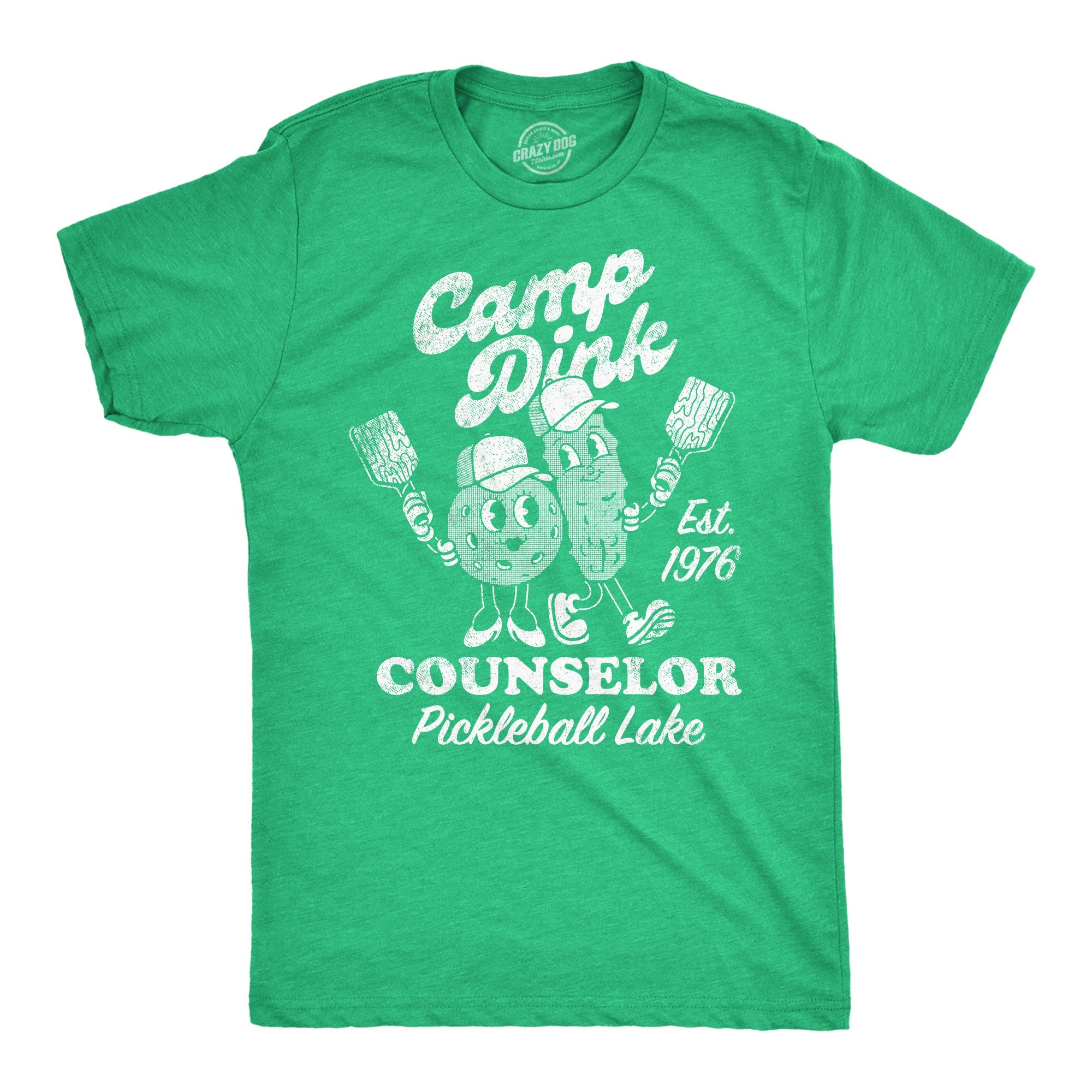 Camp Dink Counselor Pickleball Lake Men's T Shirt