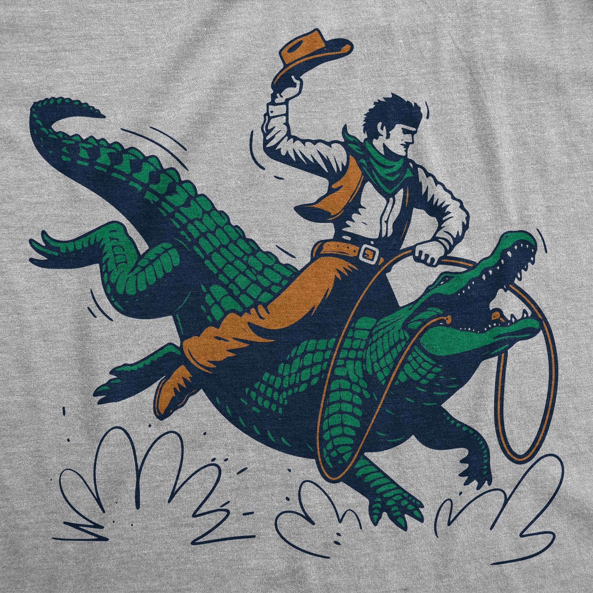 Cowboy Gator Ride Women's T Shirt