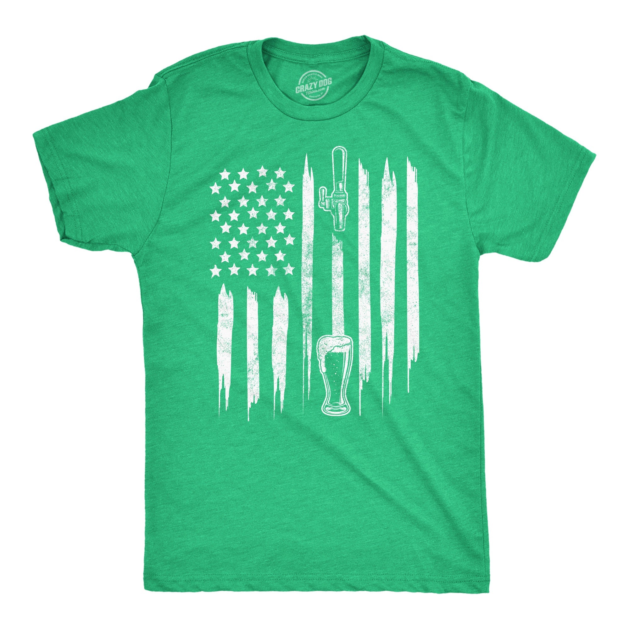 Craft Beer American Flag Men's T Shirt