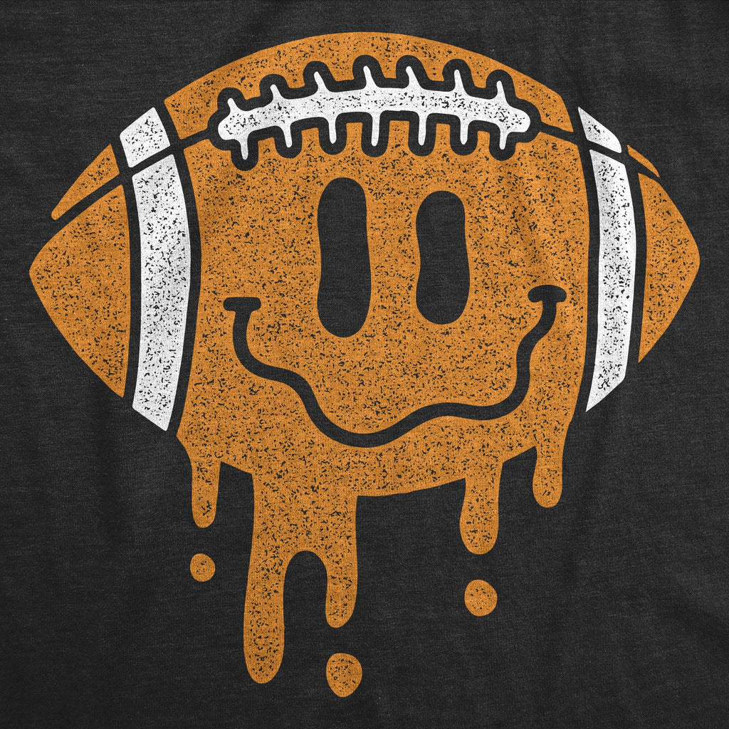 Dripping Football Smile Men's T Shirt