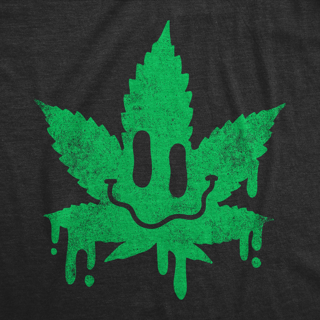 Dripping Pot Leaf Smile Men's T Shirt