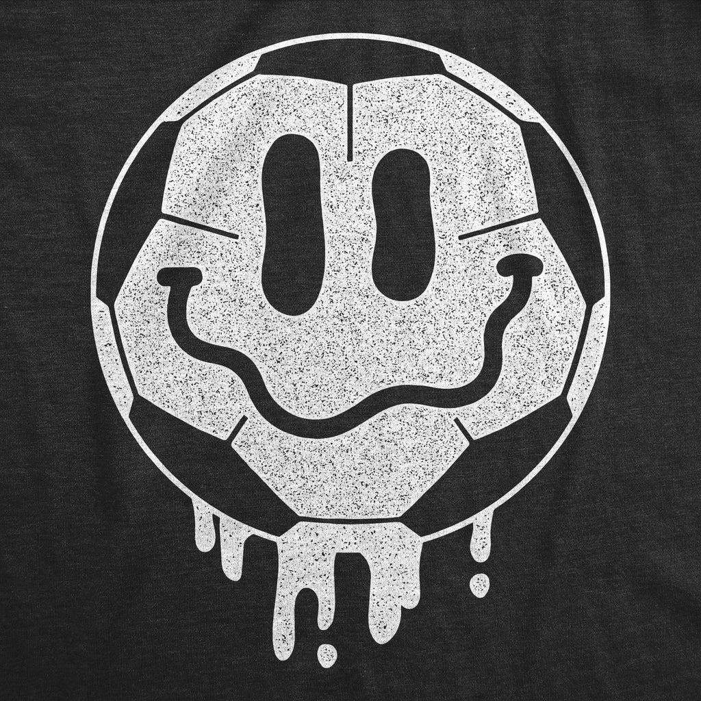 Dripping Soccer Ball Smile Men's T Shirt