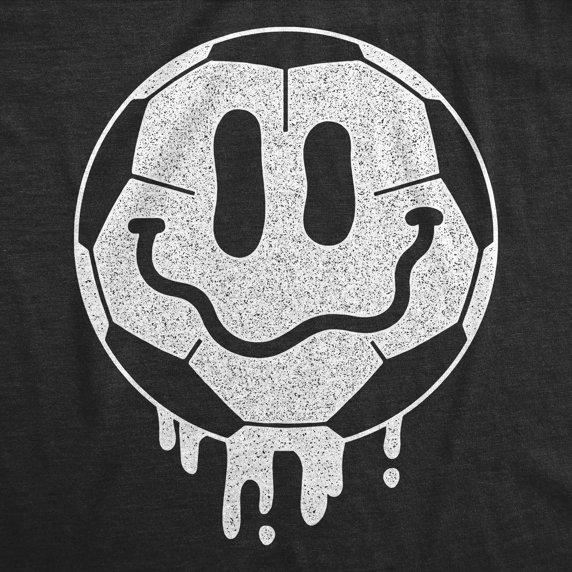 Dripping Soccer Ball Smile Women's T Shirt