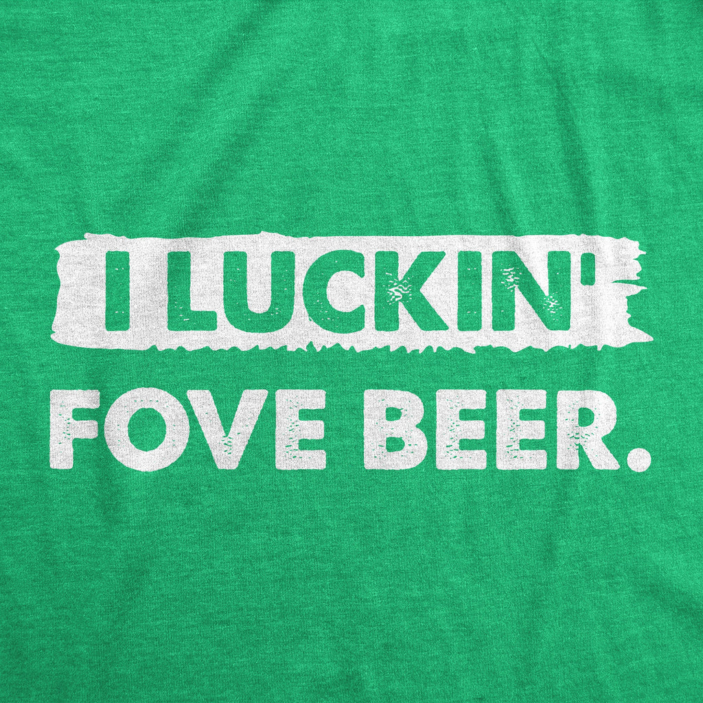 I Luckin Fove Beer Men's T Shirt