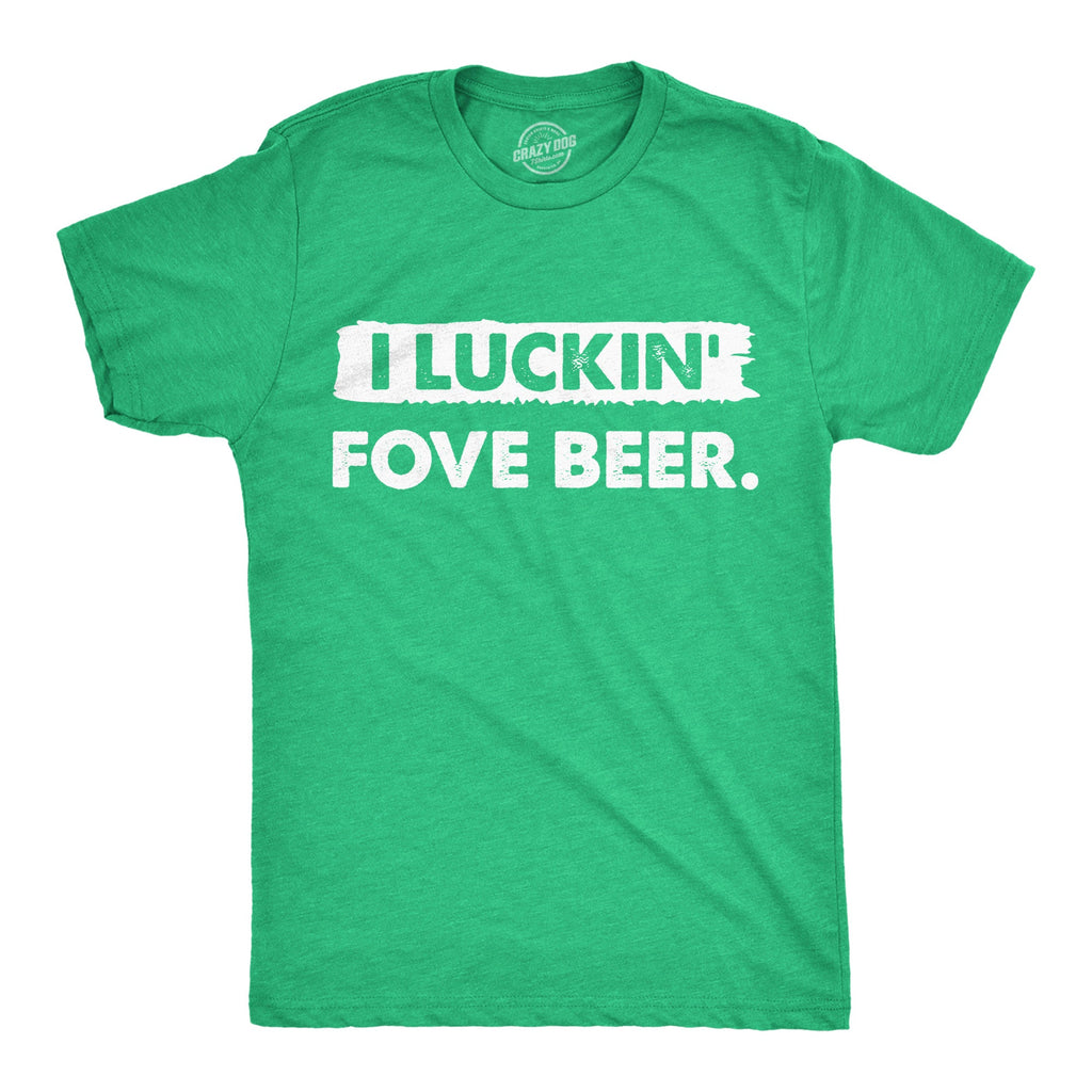 I Luckin Fove Beer Men's T Shirt
