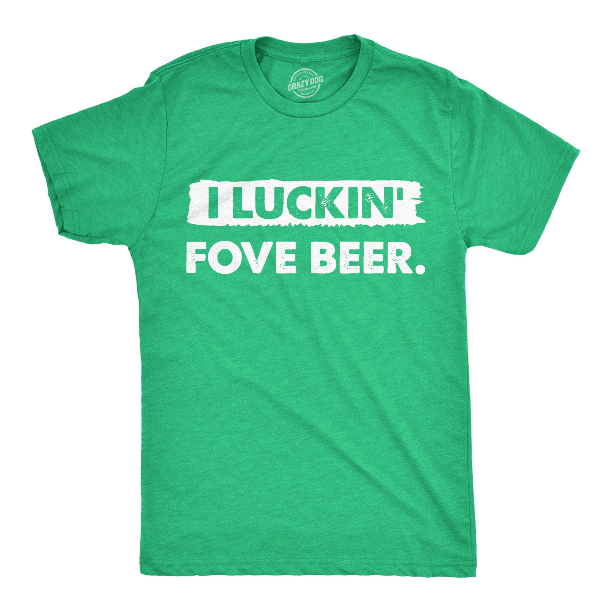 I Luckin Fove Beer Men's T Shirt