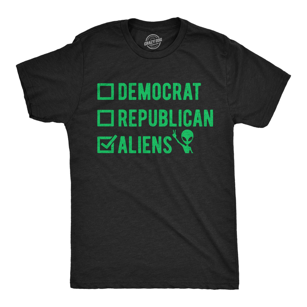 Voting Ballot Aliens Men's T Shirt