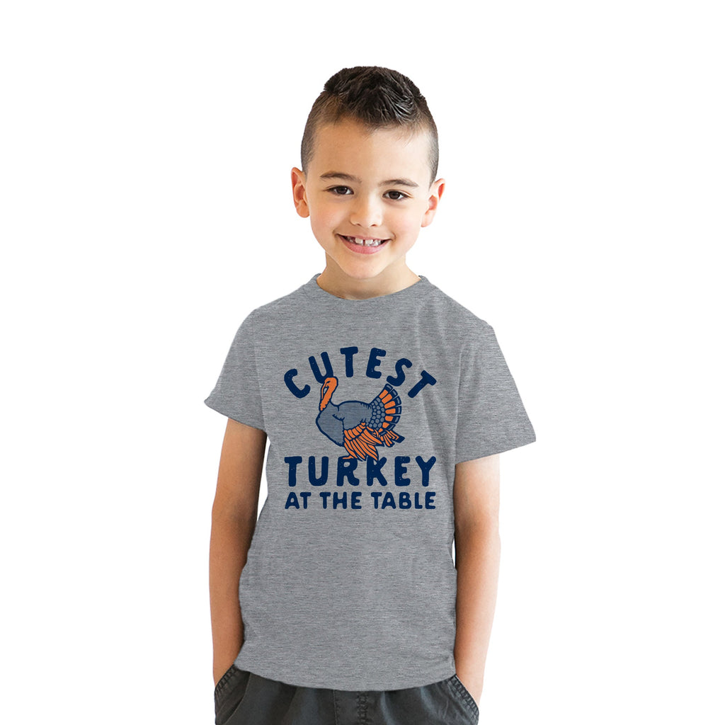 Cutest Turkey At The Table Youth T Shirt