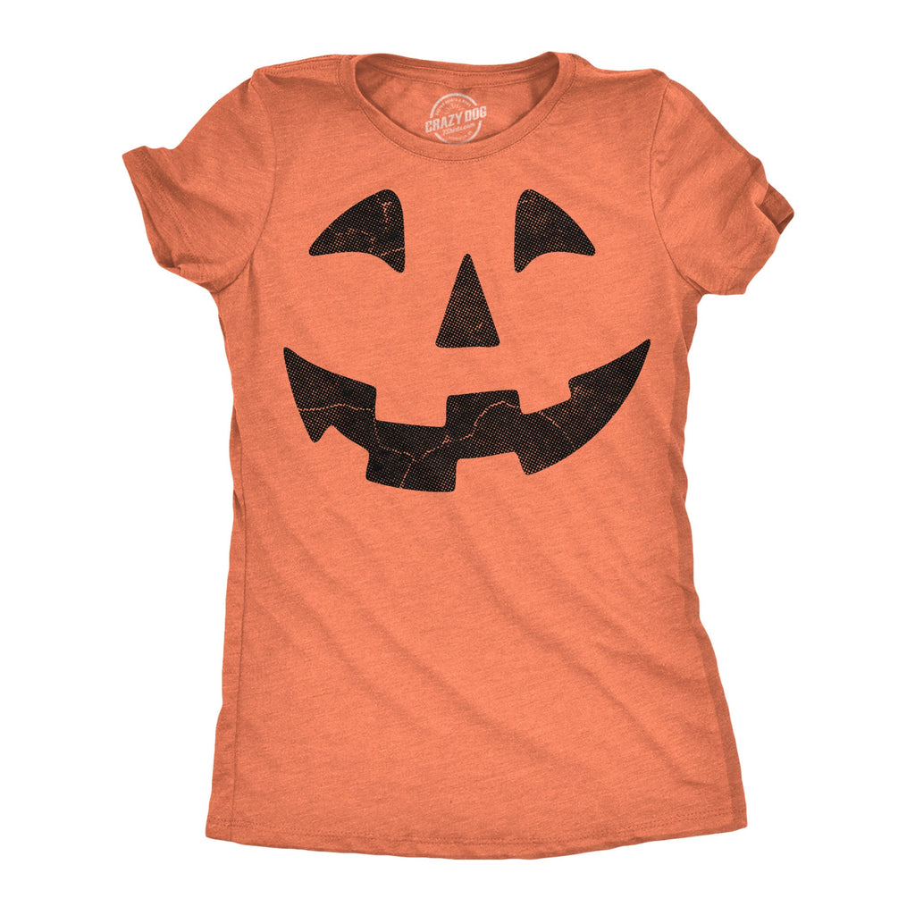 Pumpkin Face Women's T Shirt
