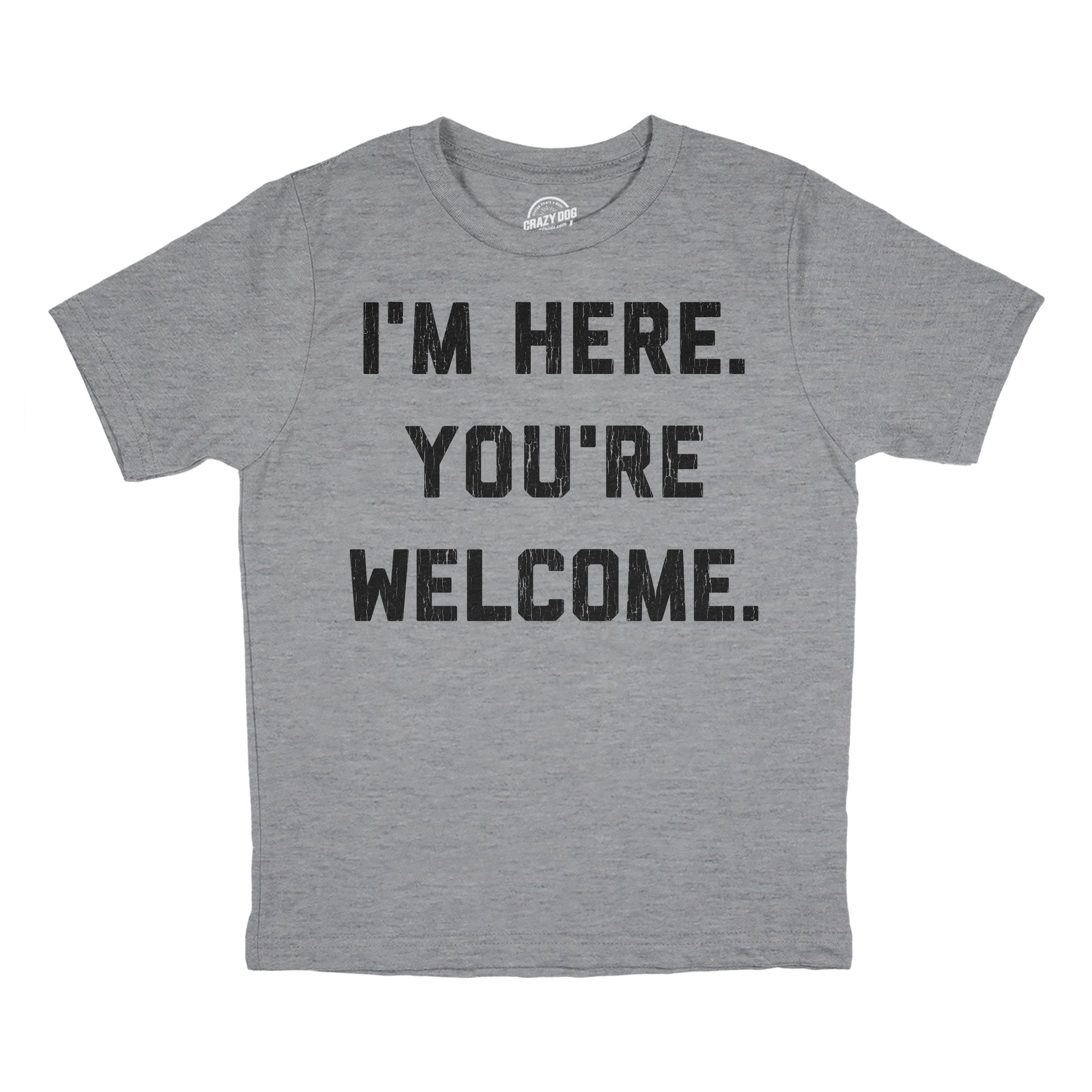 Im Here Youre Welcome Youth T Shirt