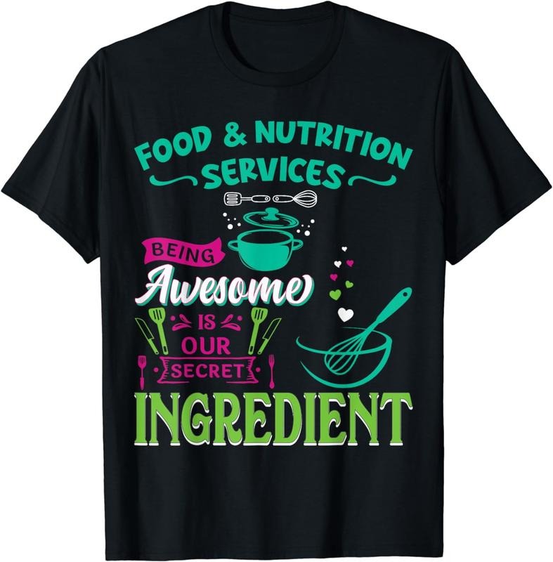 [100% Cotton] Food & Nutrition Services Being Awesome Lunch Lady T-Shirt Hoodie, Sweatshirt | TeeBloomCo.com