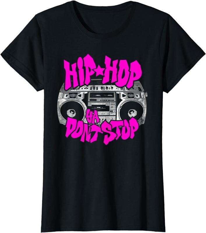 [100% Cotton] Hip Hop Ya Don't Stop, Old School 80s 90s Boombox Breakdance T-Shirt Hoodie, Sweatshirt | TeeBloomCo.com