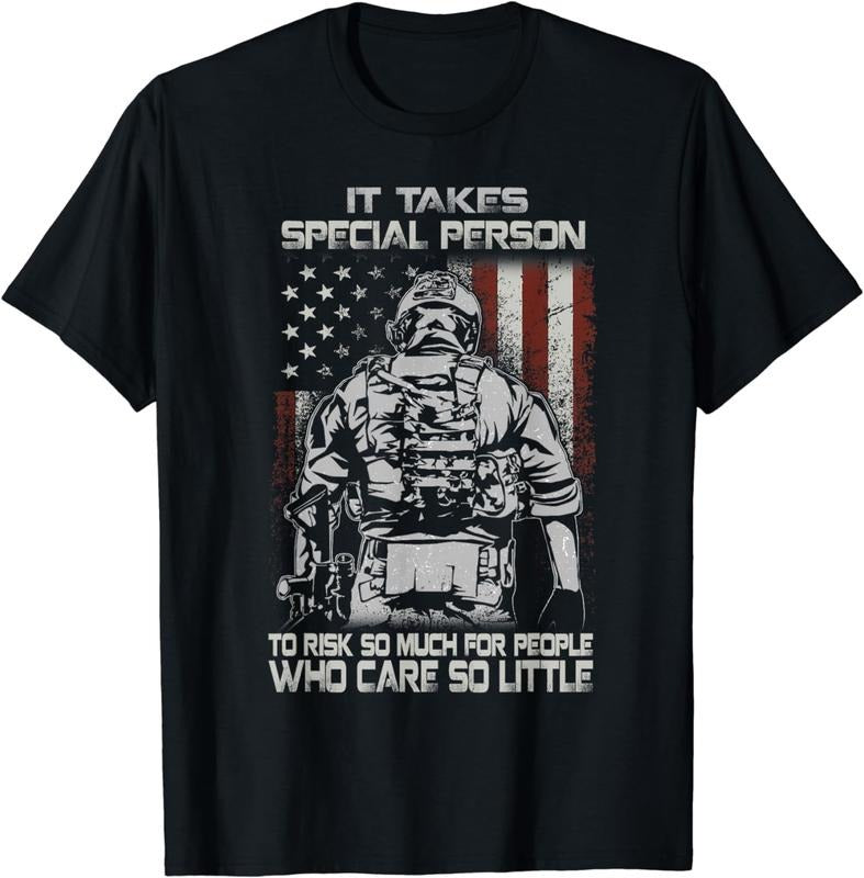 [100% Cotton] It Takes Special Person To Risk So Much Veteran T-Shirt Hoodie, Sweatshirt | TeeBloomCo.com