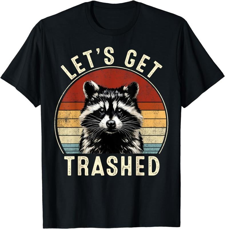 [100% Cotton] Raccoon Vintage Retro Racoon Funny Gifts For Women Men Kid T-Shirt Hoodie, Sweatshirt | TeeBloomCo.com