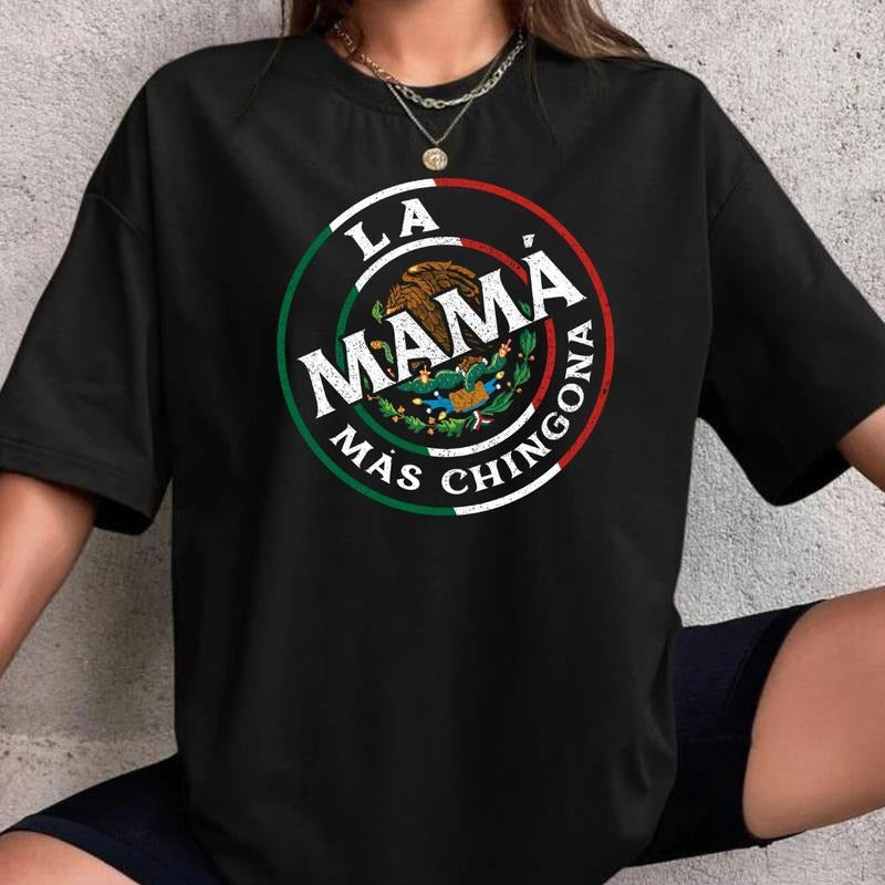 [100% Cotton] la mamá más Tshirt Hoodie, Sweatshirt | TeeBloomCo.com
