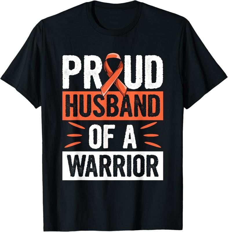 [100% Cotton]AML Leukemia Design for a Husband of a Leukemia Survivor T-Shirt Hoodie, Sweatshirt | TeeBloomCo.com