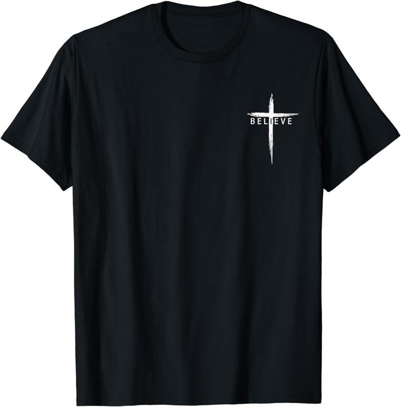 [100% Cotton]Believe Christian Cross Jesus Christ Christians Men Women T-Shirtstyle{n002}2 T-Shirts, Hoodie, Sweatshirt