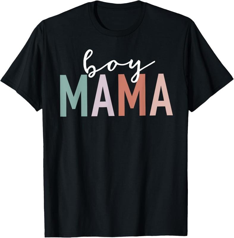 100% Cotton Boy Mama Gifts For Mother Mom Of Boys Leopard Print T-Shirt Hoodie, Sweatshirt | TeeBloomCo.com