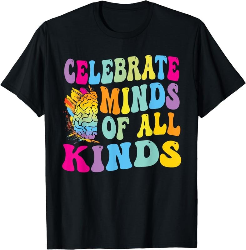 [100% Cotton]Celebrate Minds Of All Kinds T-Shirt Hoodie, Sweatshirt | TeeBloomCo.com