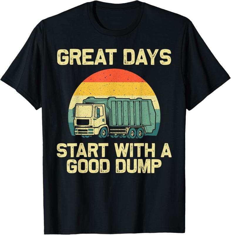 100% Cotton Cool Garbage Truck For Men Boys Trash Waste Management T-Shirt Hoodie, Sweatshirt | TeeBloomCo.com