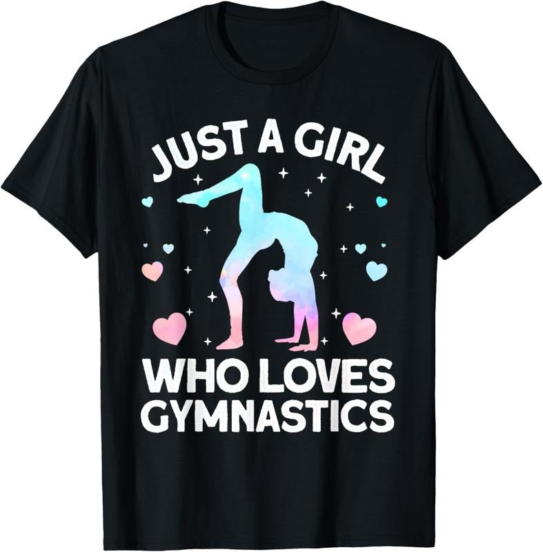 100% Cotton Cool Gymnastics Art For Women Girls Gymnastics Gymnast T-Shirt Hoodie, Sweatshirt | TeeBloomCo.com