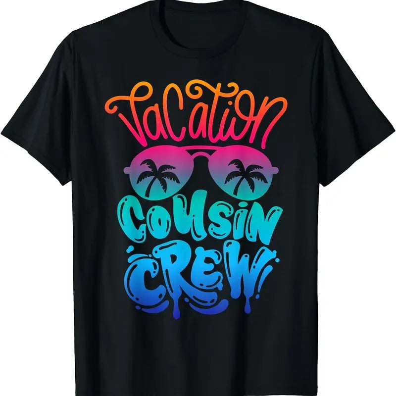 [100% Cotton]Cousin Crew Family Vacation Summer Vacation Beach Sunglasses T-Shirt Hoodie, Sweatshirt | TeeBloomCo.com