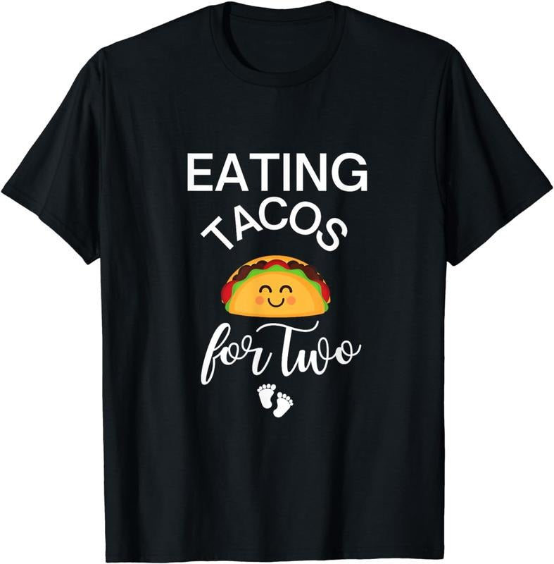 [100% Cotton]Eating Tacos for Two Maternity T-Shirt Hoodie, Sweatshirt | TeeBloomCo.com