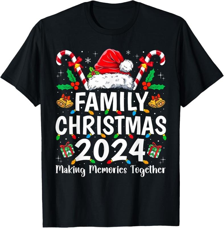 100% Cotton Family Christmas 2024 Matching Squad Santa Elf Funny Xmas T-Shirt Hoodie, Sweatshirt | TeeBloomCo.com