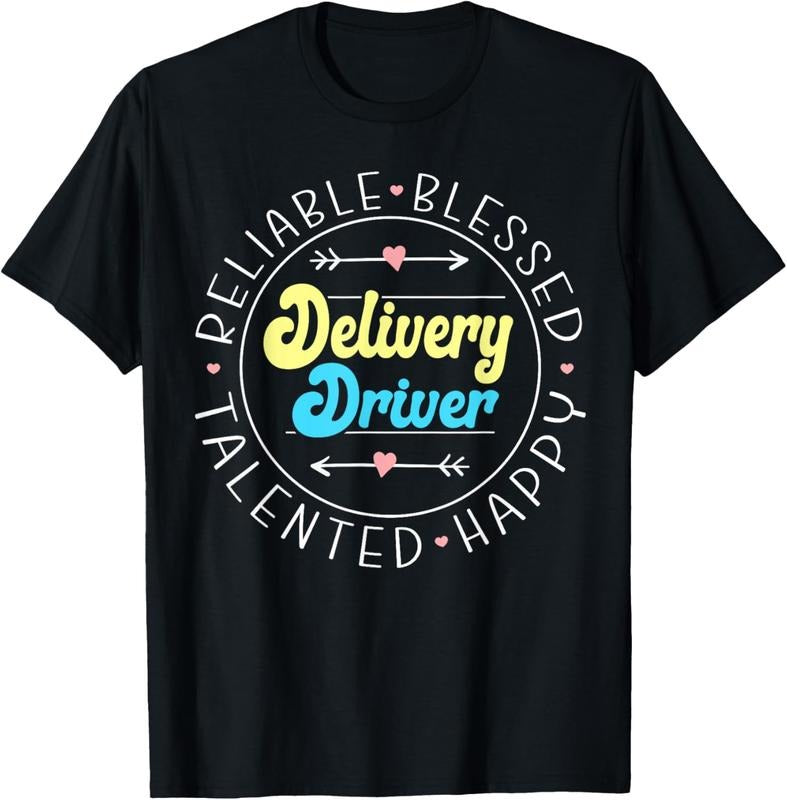 100% Cotton Funny Delivery Truck Driver Courier Postal Worker Delivery Driver T-Shirt Hoodie, Sweatshirt | TeeBloomCo.com