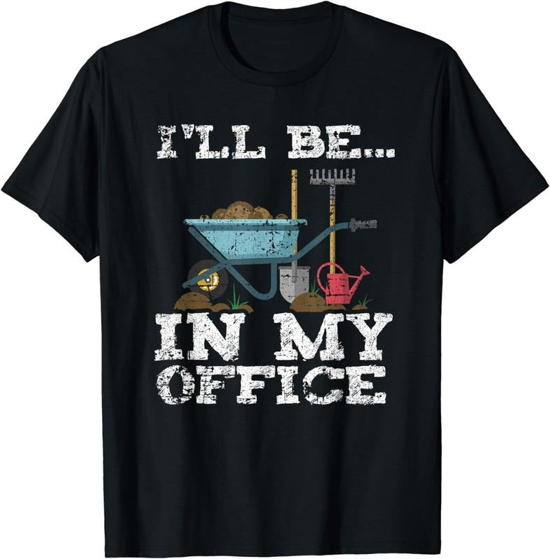 [100% Cotton]Funny Garden Gardener Shirts Women Men I'll Be In My Office Hoodie, Sweatshirt | TeeBloomCo.com