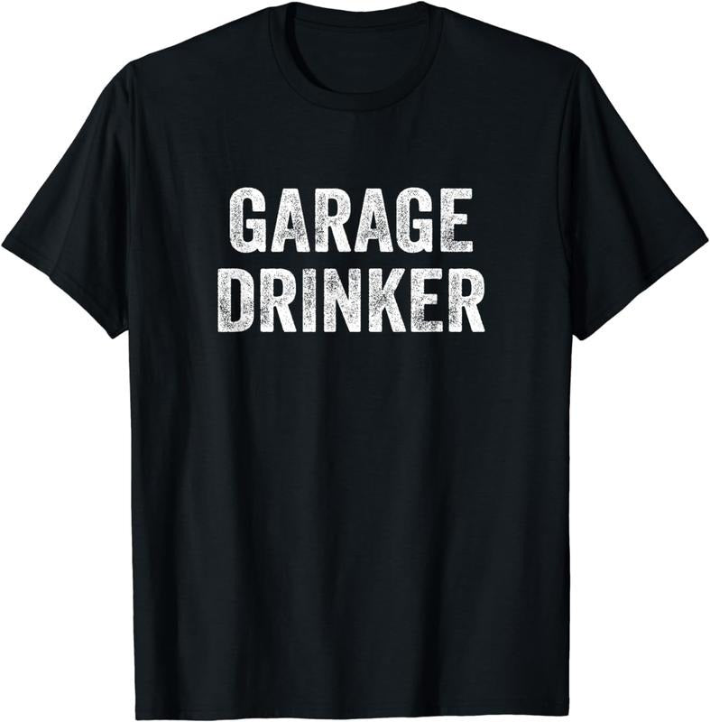 [100% Cotton]Funny Vintage Retro Garage Drinker Humor Gift T-Shirt Hoodie, Sweatshirt | TeeBloomCo.com