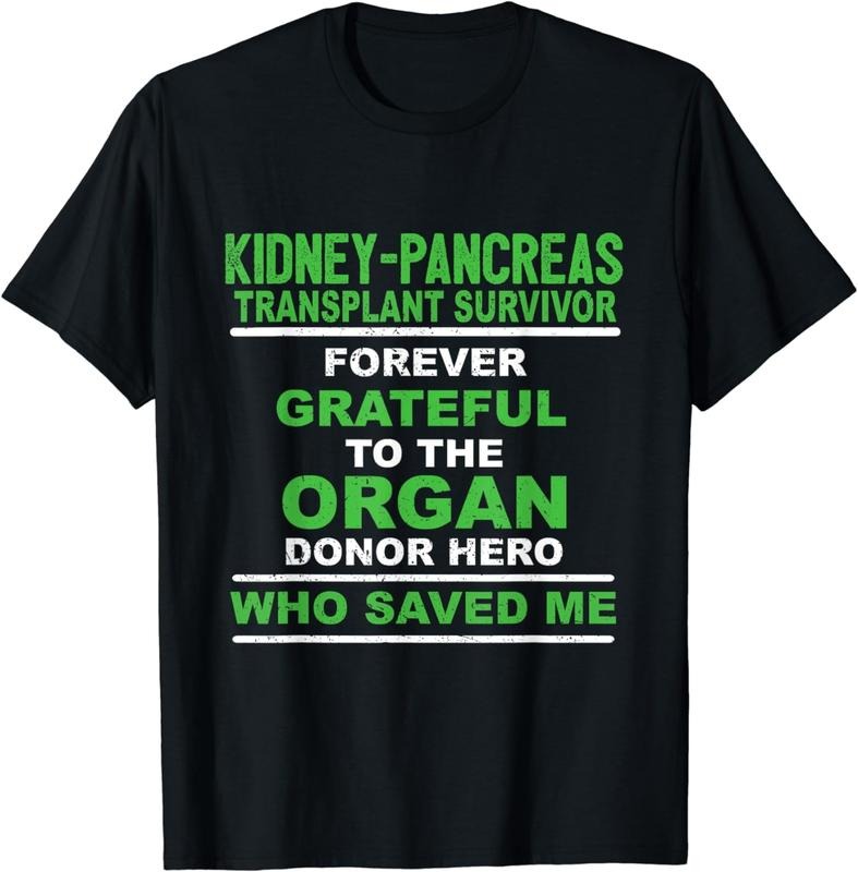 [100% Cotton]Kidney Pancreas Transplant Survivor Forever Grateful Gift T-Shirt Hoodie, Sweatshirt | TeeBloomCo.com