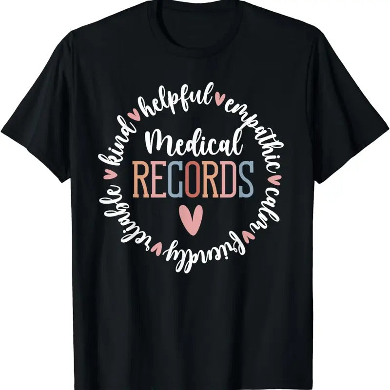 [100% Cotton]Medical Records Appreciation Circle Medical Records Director T-Shirt Hoodie, Sweatshirt | TeeBloomCo.com