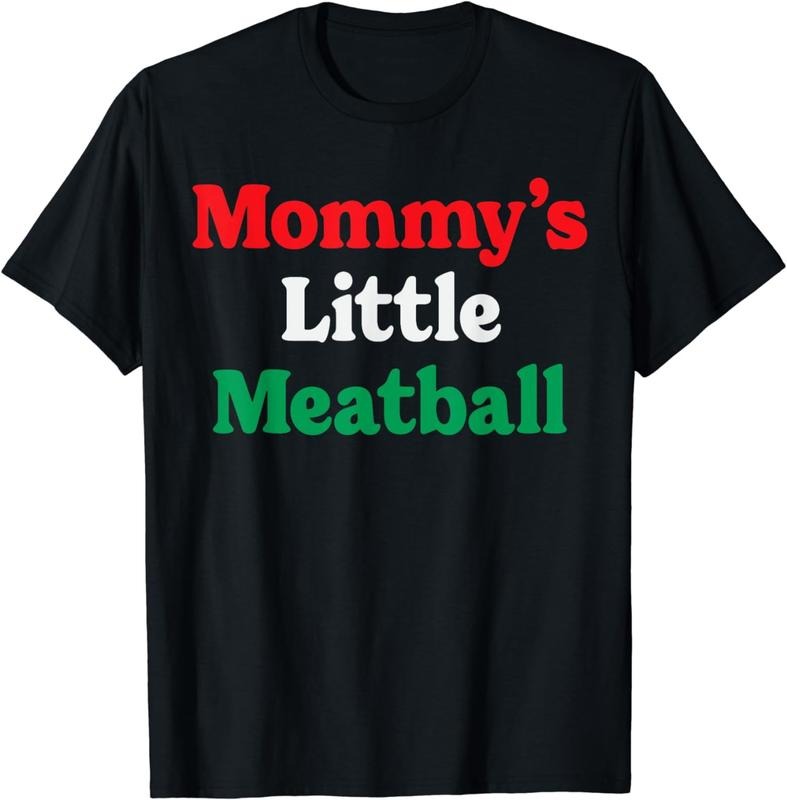 [100% Cotton]Mommy's Little Meatball Funny Italian Im A Little Meatball T-Shirt Hoodie, Sweatshirt | TeeBloomCo.com