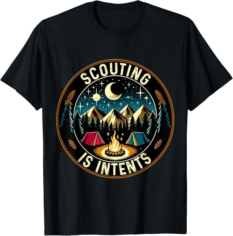 100% Cotton Scouting is Intents Scout Camper Camping T-Shirt Hoodie, Sweatshirt | TeeBloomCo.com