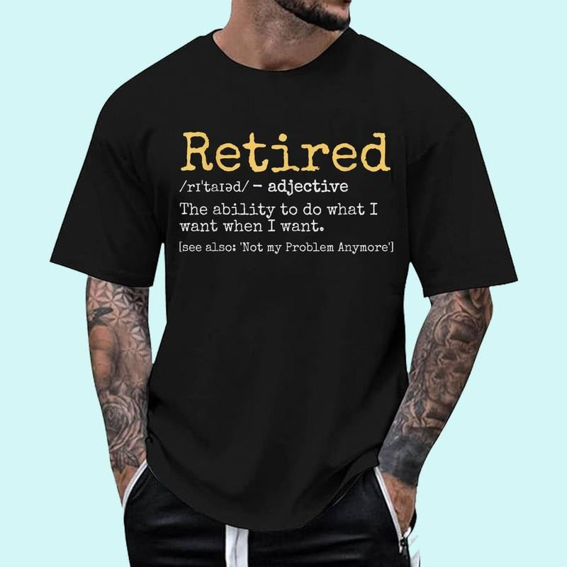 [100% Cotton Shirt] Retired Definition Funny Retirement Gag Unisex T-Shirt Hoodie, Sweatshirt | TeeBloomCo.com