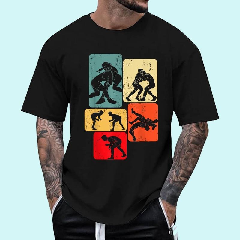 [100% Cotton Shirt] Wrestling Wrestler Men Boys Unisex T-Shirt Hoodie, Sweatshirt | TeeBloomCo.com