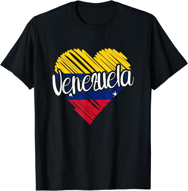 [100% Cotton]Venezuela For Men Venezuelan Heart Flag for Women Venezolano T-Shirt Hoodie, Sweatshirt | TeeBloomCo.com