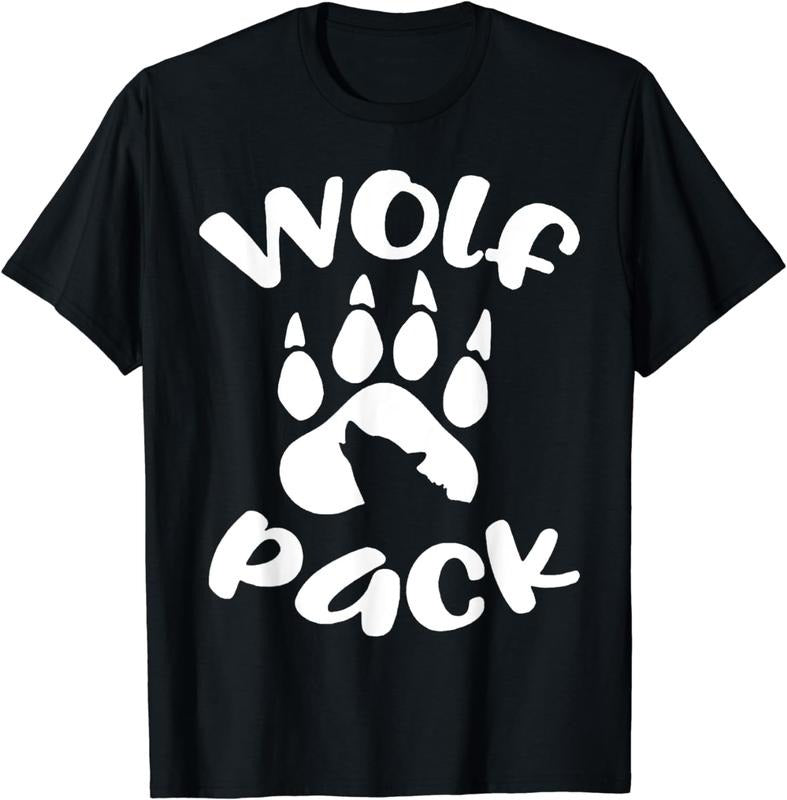 [100% Cotton]Wolf Pack Shirt, Wolf Tshirt , Family Matching Shirt T-Shirt Hoodie, Sweatshirt | TeeBloomCo.com