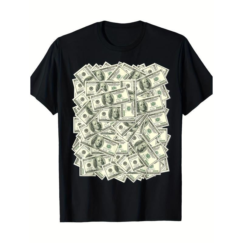 100 Dollar Bills, Funny Money. 7.76 oz, 100% Cotton T-shirt. made in usa Hoodie, Sweatshirt | TeeBloomCo.com