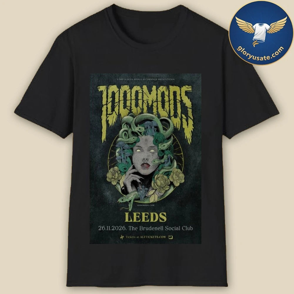 1000Mods Leeds Brudenell Social Club November 26 2026 Poster Shirt