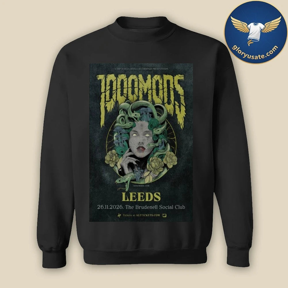 1000Mods Leeds Brudenell Social Club November 26 2026 Poster Shirt