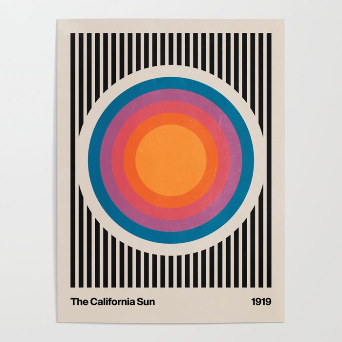 Vintage California Sun Poster Gallery Image 4