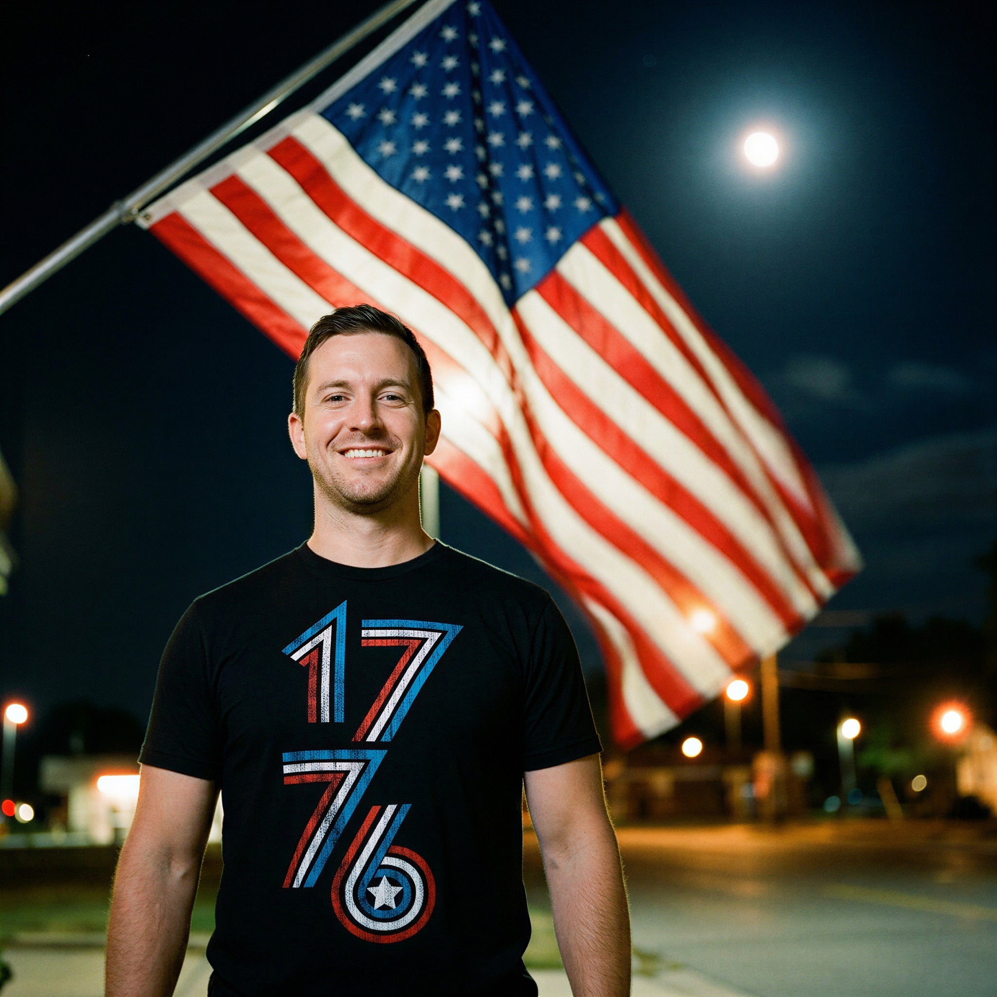1776 Stripes Men's T Shirt